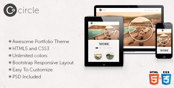 Circle - Responsive One Page HTML Theme
