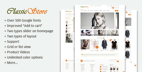 ClassicStore - Powerfull Prestashop theme