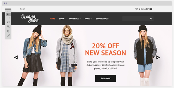 Decima eCommerce PSD Template
PSDTemplates