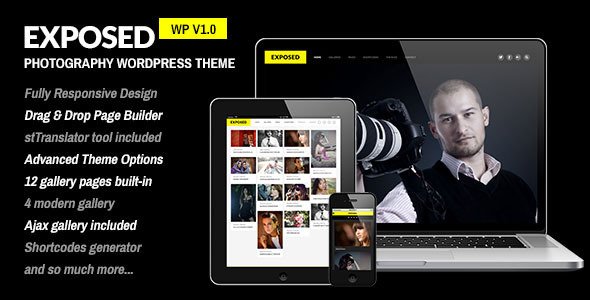 Exposed - Responsive WordPress Photography Theme