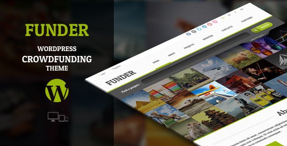 FUNDER - Crowdfunding Wordpress Theme