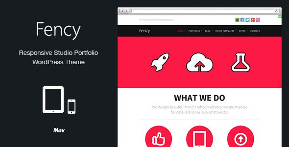 Fency: Responsive Studio Portfolio WordPress Theme
