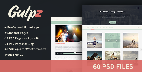 Gulpz - PSD Corporate Template
PSDTemplates