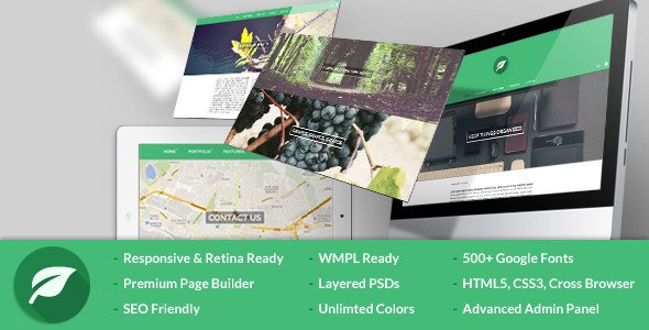 Leaf - Personal Blog & Portfolio WP Theme