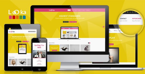 Looka - Creative Agency / Portfolio Template