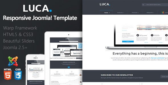 Luca :: Responsive Joomla Template