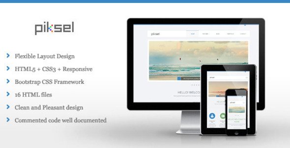 Piksel - Multipurpose HTML Template