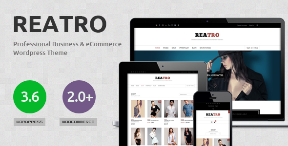 Reatro Professional Business & eCommerce WP Theme