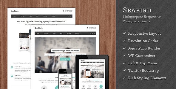 Seabird - Multipurpose Responsive WordPress Theme