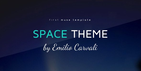 Space Theme - One Page Muse Template