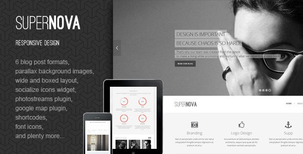 Supernova - Responsive HTML Template