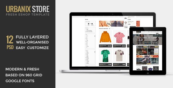 Urbanix Store - Fresh Eshop Template
