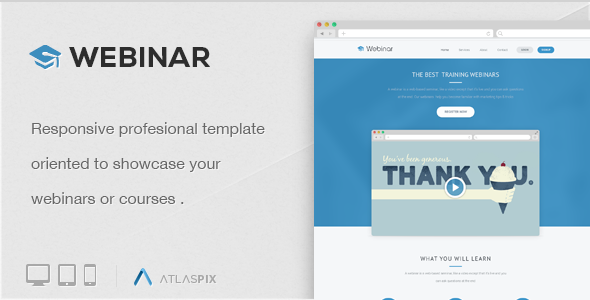 Webinar - Multipurpose Landing page