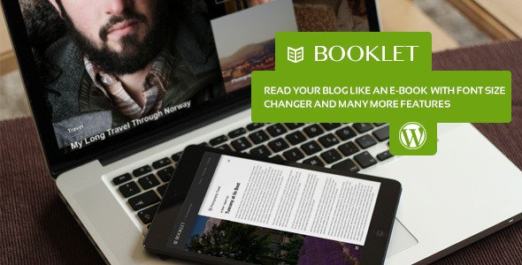 Booklet - Personal Blogging Theme