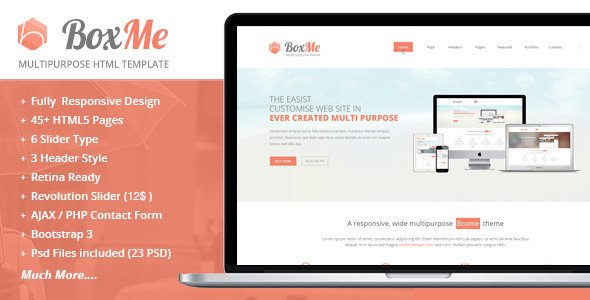 BoxMe Responsive Multipurpose Template