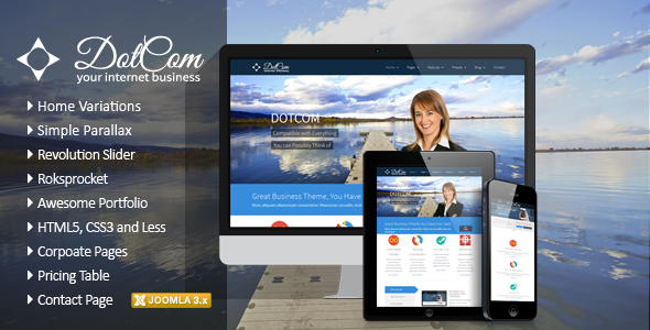 DotCom - Responsive Joomla Corporate Template