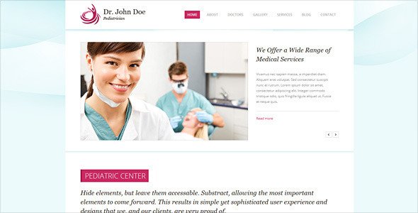 Dr. Doe – Responsive Retina-Ready HTML5 One-Page