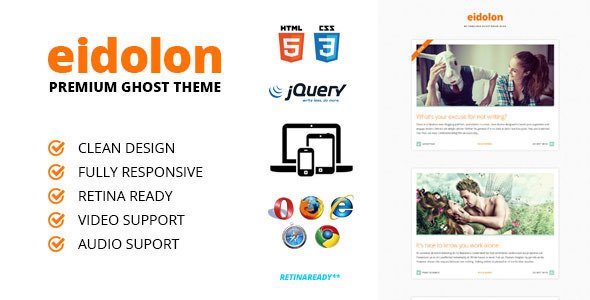 Eidolon | Ghost Theme - Responsive & Retina Ready