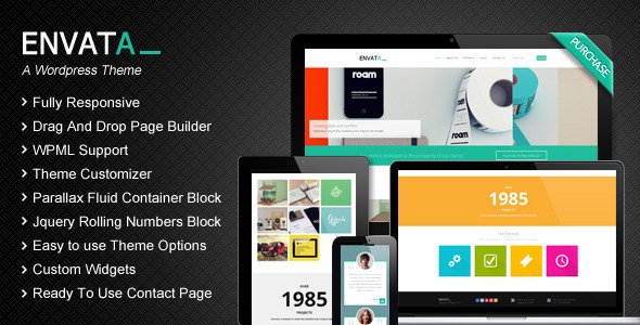 Envata - Responsive WordPress CMS Theme