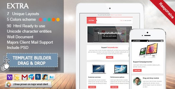 Extra - Responsive E-mail Template