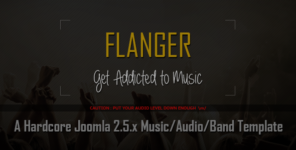 FLANGER - Responsive Joomla Music & Bands Template