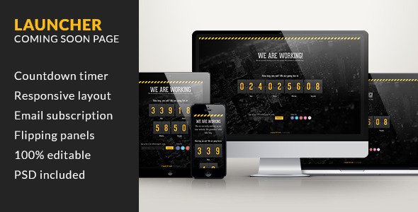 Launcher - Coming Soon Page
SiteTemplates