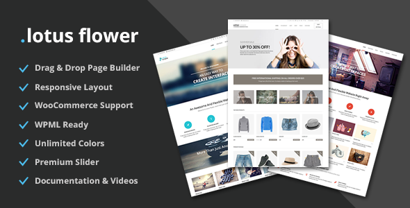 Lotus Flower - Flexible Multi-Purpose Shop Theme