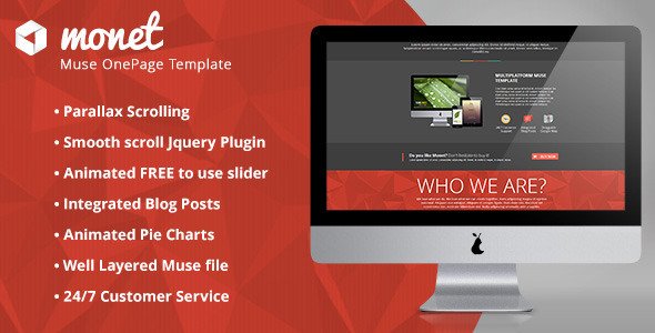 Monet - One Page Muse Theme