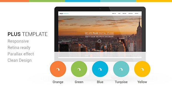 Plus Responsive Retina Ready One-Page Template