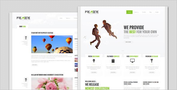 Premiere - Corporate Business WordPress Theme