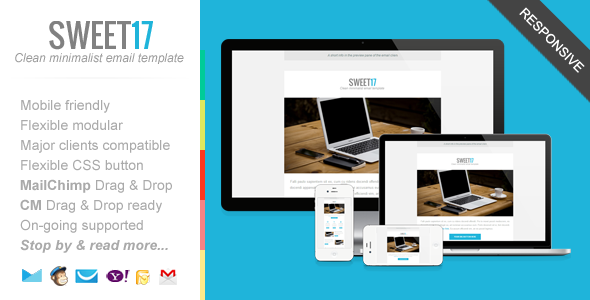 Sweet17 - Clean Minimalist Newsletter Template
