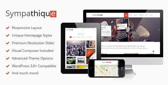 Sympathique - Responsive WordPress Theme