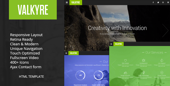 Valkyre Modern HTML Template
SiteTemplates