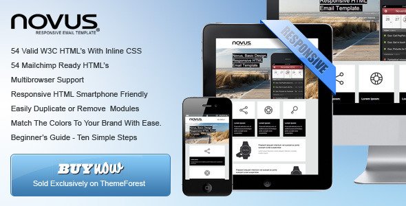 'Novus' - Responsive And Modular Basic Email