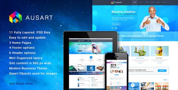Ausart Multi-Purpose Theme Psd Theme