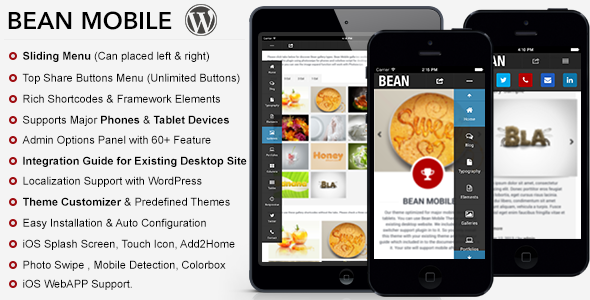 Bean Premium Mobile Theme
WordPress