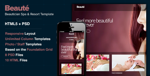 Beauté - A Health & Beauty Site Template
 FXTheme