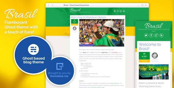 Brasil Ghost Theme
 FXThemeBlogging