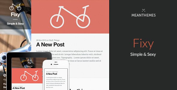 Fixy: A Simple & Sexy Ghost Theme
 FXTheme