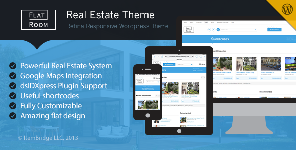 FlatRoom — Responsive Real Estate WordPress Theme
 FXTheme