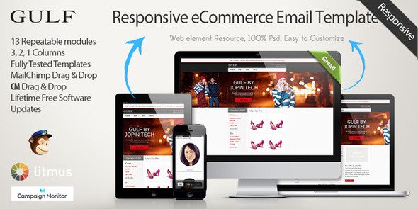 Gulf - Responsive eCommerce Email Template
 FXTheme