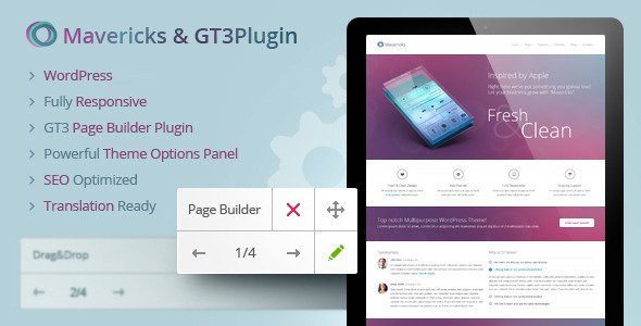 Mavericks - Business & Portfolio WordPress Theme