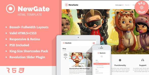 NewGate - Agency/Business HTML5 Template
 FXTheme