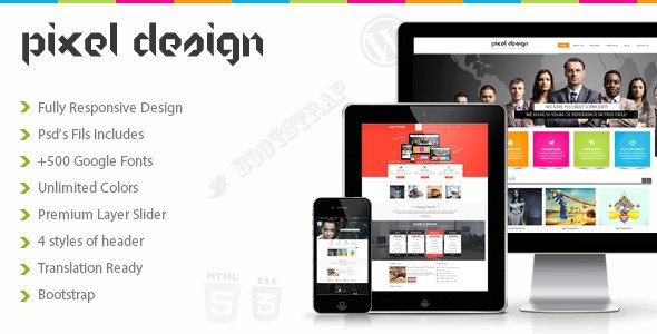 Pixel Design Multipurpose Theme