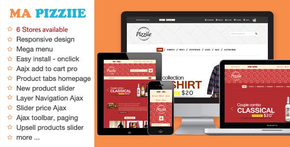 Pizziie - Responsive Multipurpose Magento Theme
 FXTheme