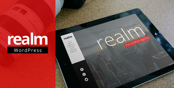 REALM - One Page Parallax Retina WordPress Theme
 FXTheme
