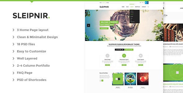 Sleipnir – PSD
 FXTheme PSDTemplates
