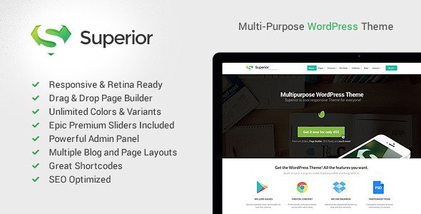 Superior - Responsive MultiPurpose WordPress Theme
 FXTheme
