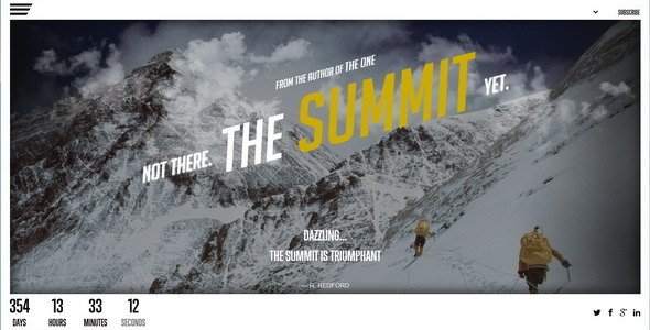 The Summit || Responsive Coming Soon Page
 FXTheme