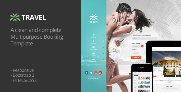 Travel Agency - Responsive HTML5 Template
 FXTheme